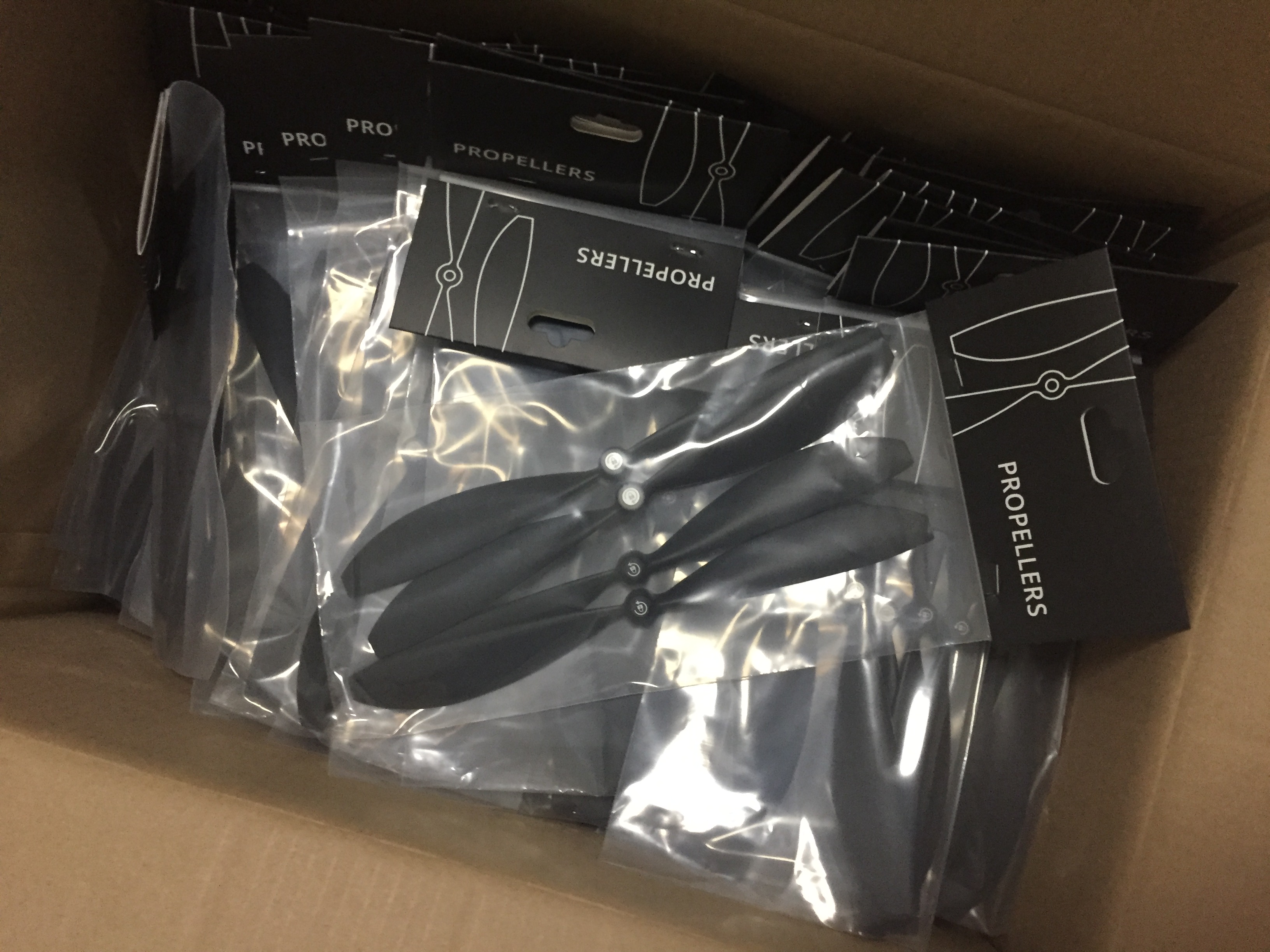 GoPro Karma propeller blades batch delivery in custom packaging - final result